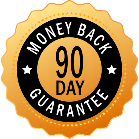 100% Satisfaction Guaranteed - 90-Day Money-Back Guarantee