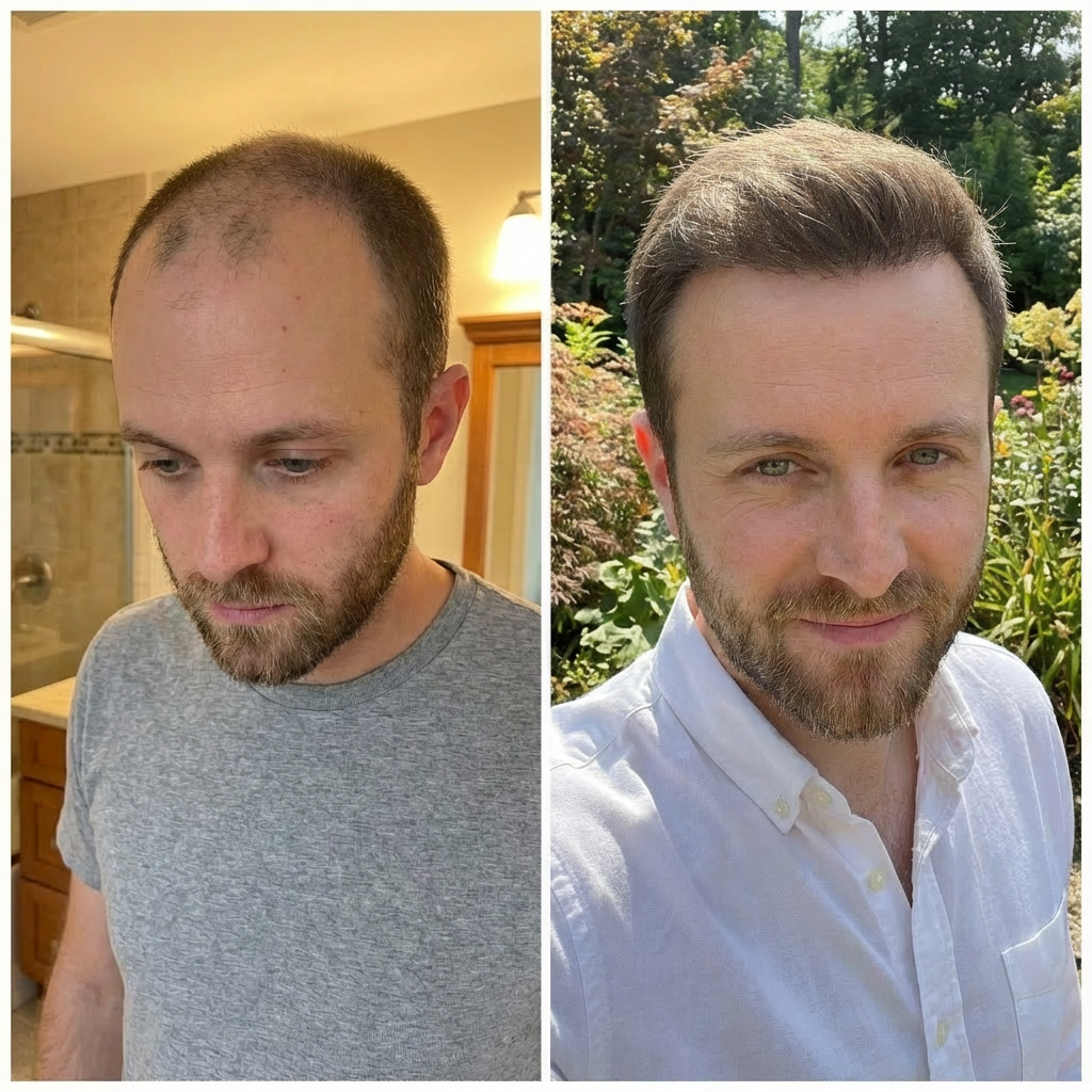 James Mitchell before and after results