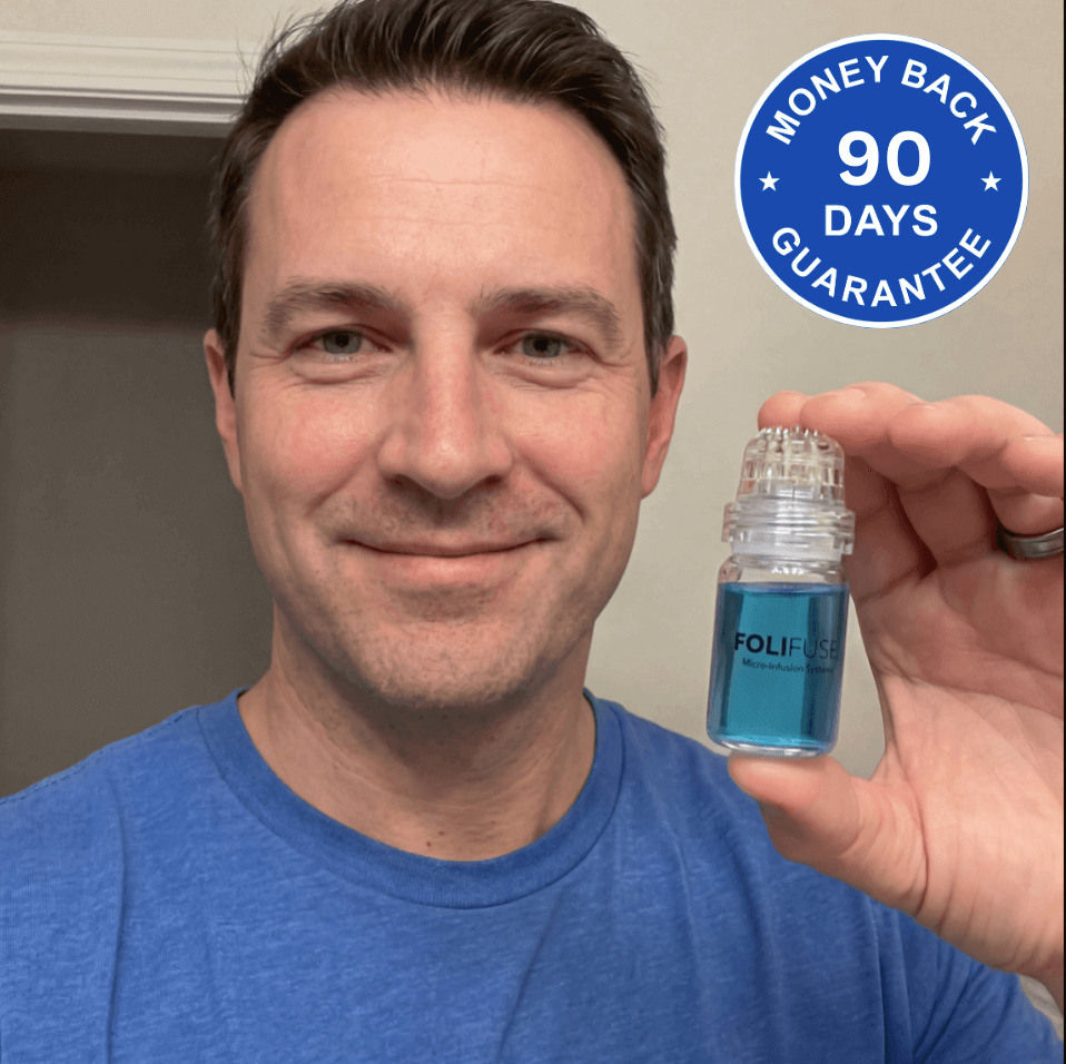 90 Day Money Back Guarantee - Thicker Looking Hair in 180 days Or Your Money Back